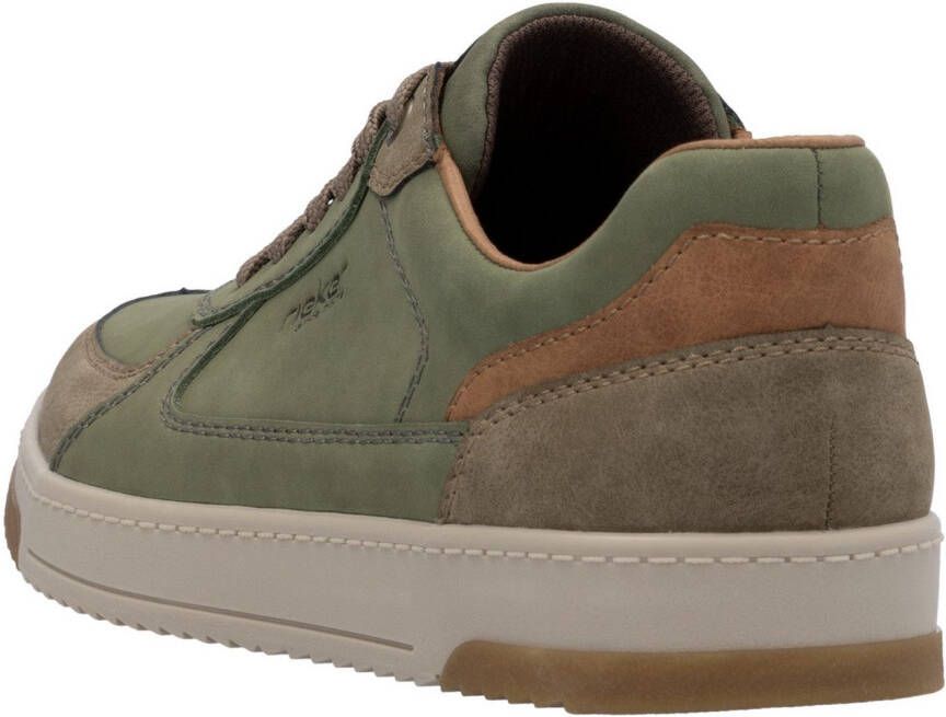 Rieker Sneakers vrijetijdsschoen lage schoen veterschoen met gepolsterde schacht
