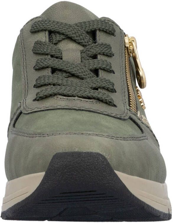 Rieker Sneakers vrijetijdsschoen veterschoen halfschoen met modieuze accenten