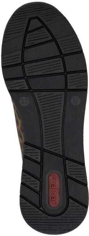 Rieker Sneakers vrijetijdsschoen veterschoen halfschoen met modieuze accenten