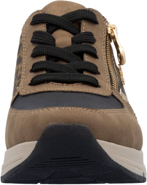 Rieker Sneakers vrijetijdsschoen veterschoen halfschoen met modieuze accenten