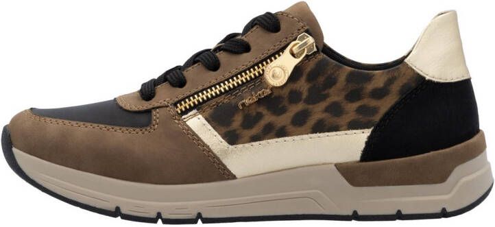 Rieker Sneakers vrijetijdsschoen veterschoen halfschoen met modieuze accenten