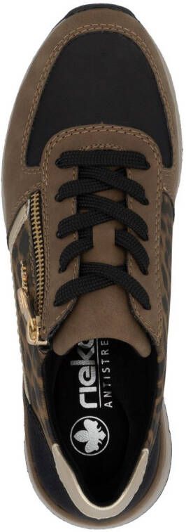 Rieker Sneakers vrijetijdsschoen veterschoen halfschoen met modieuze accenten
