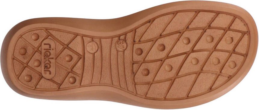 Rieker Teenslippers zomerschoen slippers met tussenstuk voor de tenen