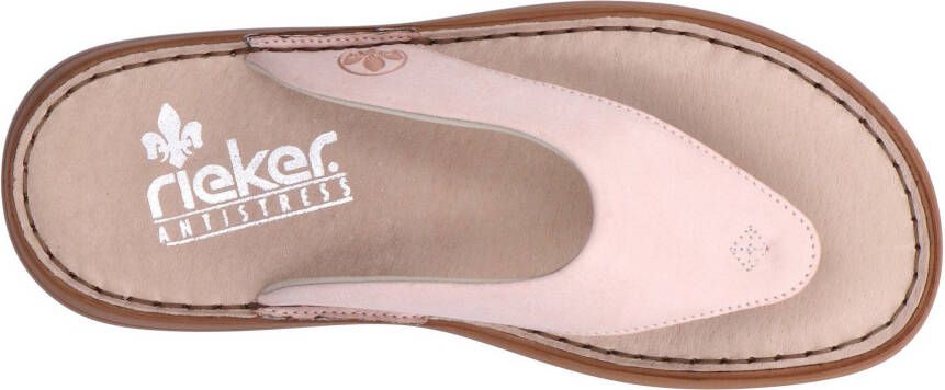 Rieker Teenslippers zomerschoen slippers met tussenstuk voor de tenen Schoenen