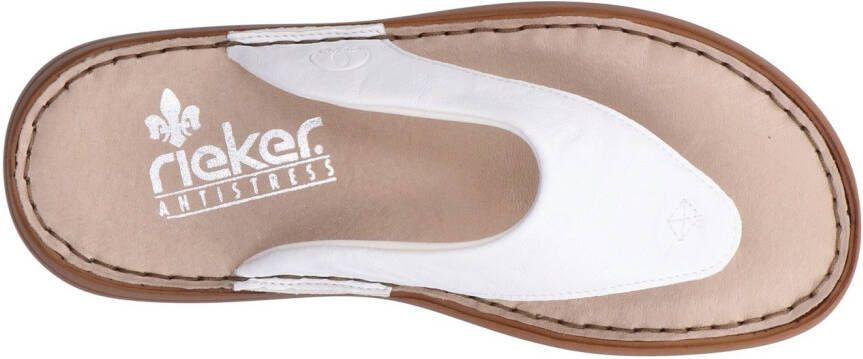Rieker Teenslippers zomerschoen slippers met tussenstuk voor de tenen