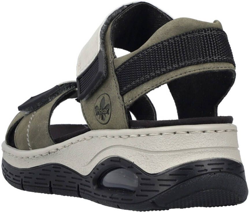 Rieker Trekkingsandalen Buitensandalen zomerschoenen klittenbandschoenen met Air-functie