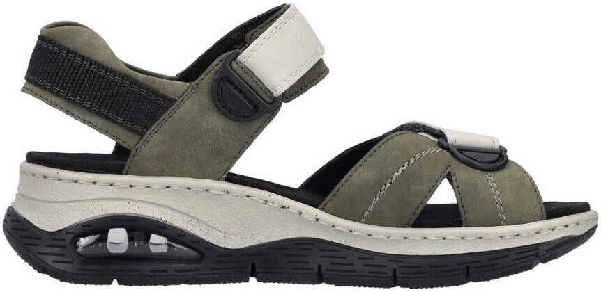 Rieker Trekkingsandalen Buitensandalen zomerschoenen klittenbandschoenen met Air-functie