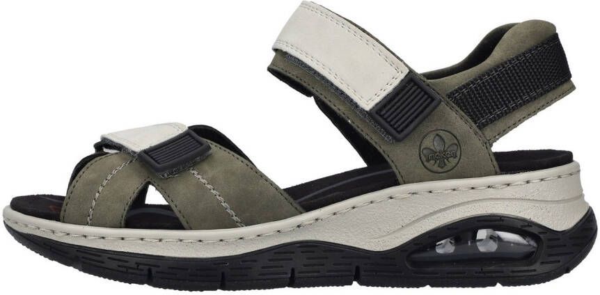 Rieker Trekkingsandalen Buitensandalen zomerschoenen klittenbandschoenen met Air-functie