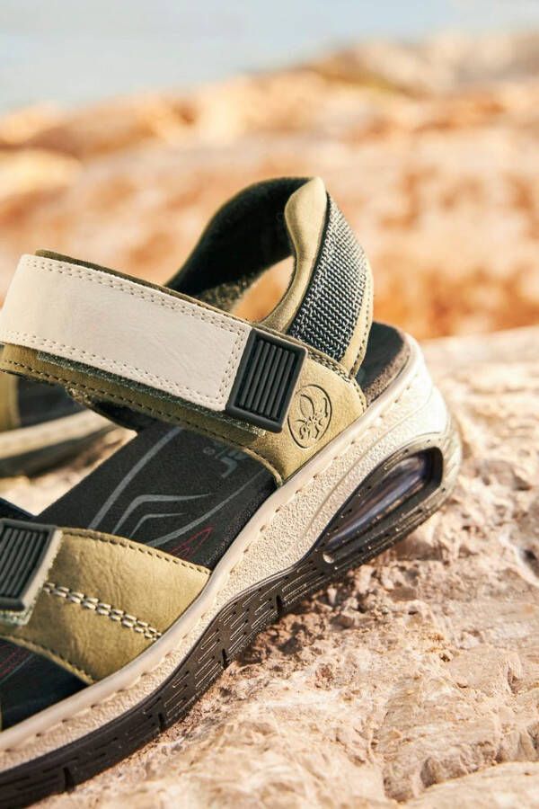 Rieker Trekkingsandalen Buitensandalen zomerschoenen klittenbandschoenen met Air-functie