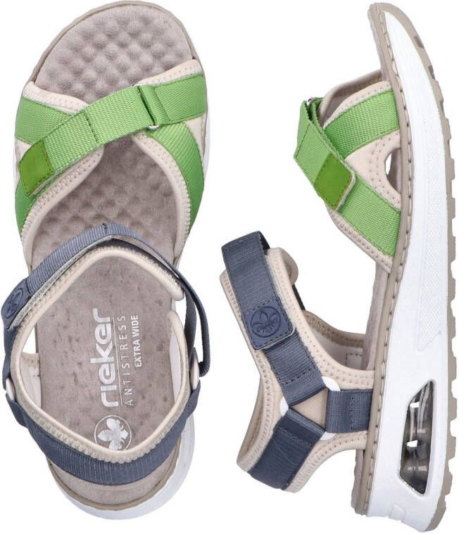 Rieker Trekkingsandalen met praktische klittenbandsluitingen