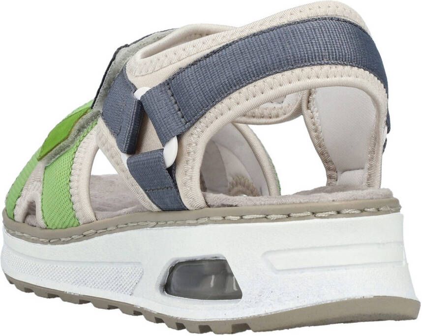 Rieker Trekkingsandalen met praktische klittenbandsluitingen
