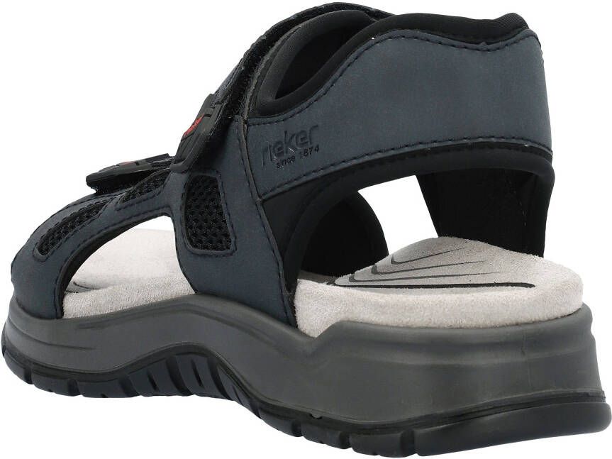 Rieker Trekkingsandalen zomerschoen outdoorsandaal vrijetijdssandaal met klittenbandsluitingen