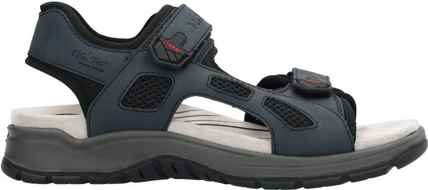 Rieker Trekkingsandalen zomerschoen outdoorsandaal vrijetijdssandaal met klittenbandsluitingen