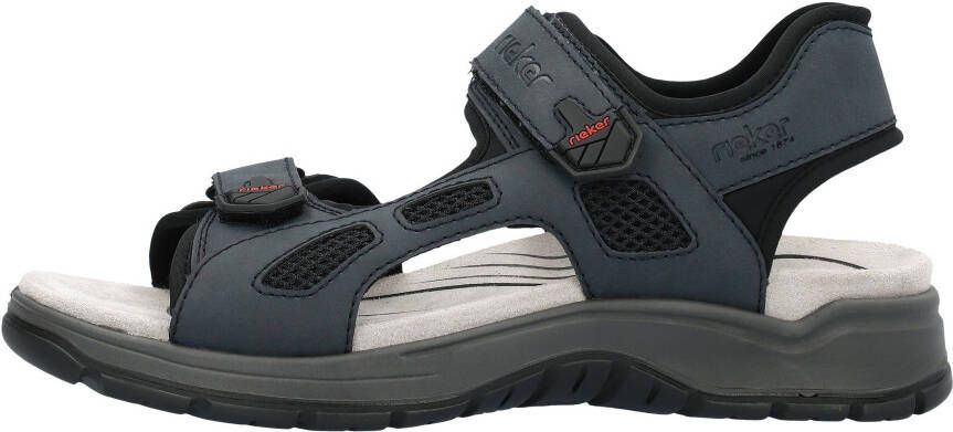 Rieker Trekkingsandalen zomerschoen outdoorsandaal vrijetijdssandaal met klittenbandsluitingen