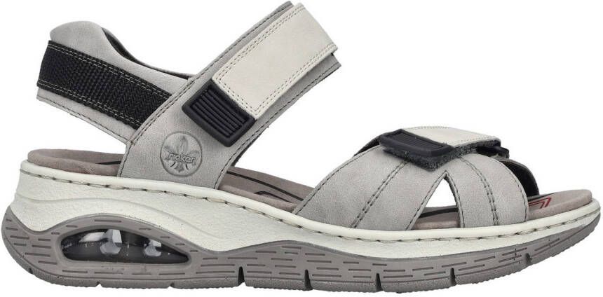 Rieker Trekkingsandalen Buitensandalen zomerschoenen klittenbandschoenen met Air-functie