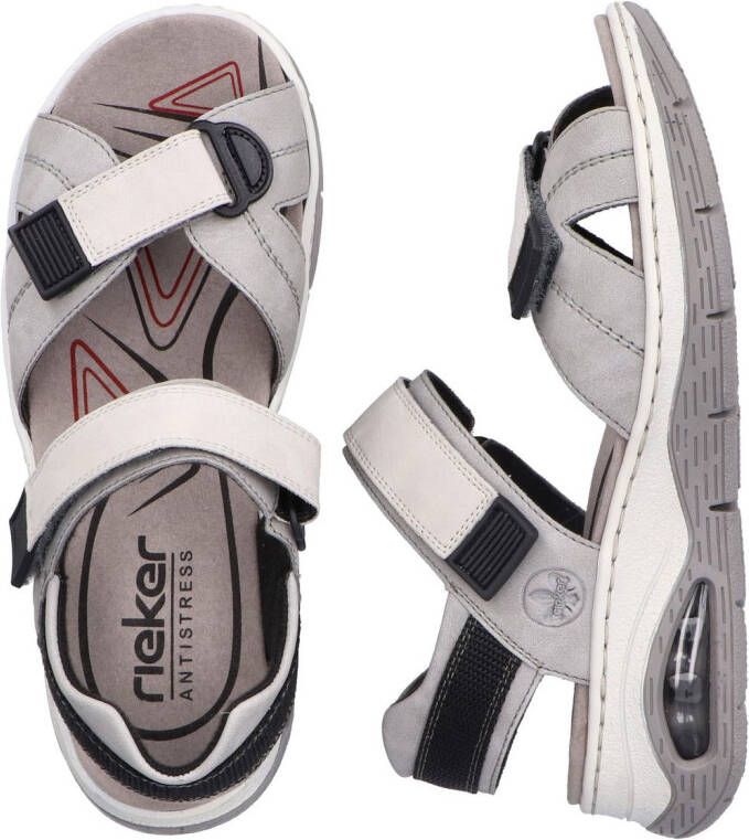 Rieker Trekkingsandalen Buitensandalen zomerschoenen klittenbandschoenen met Air-functie