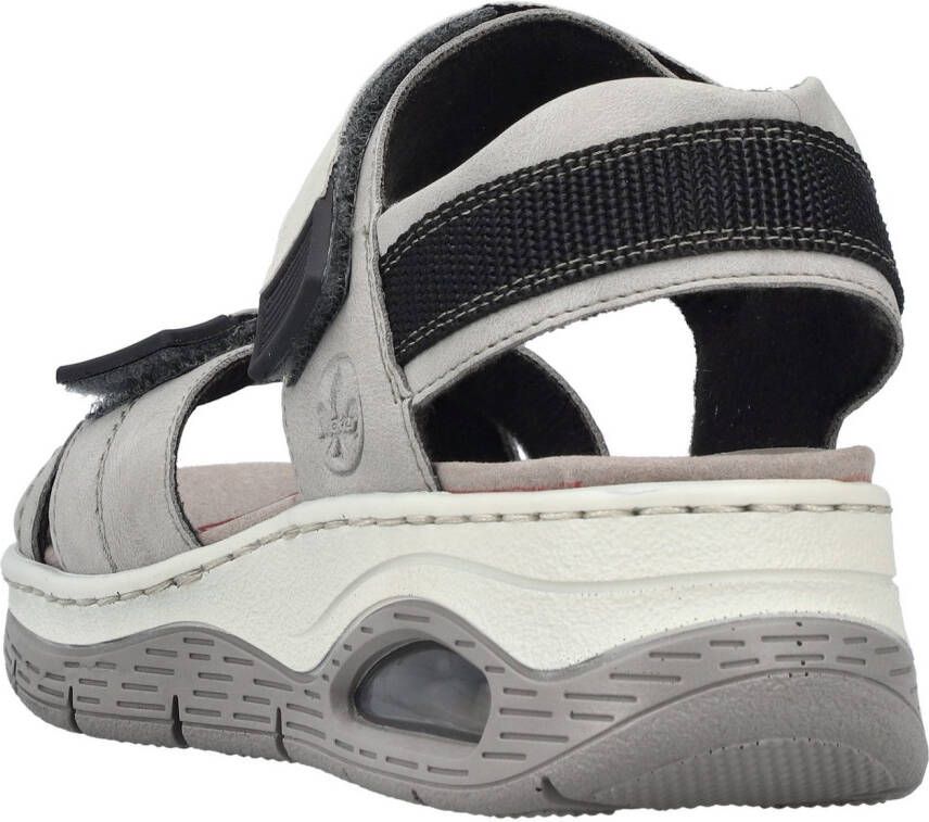 Rieker Trekkingsandalen Buitensandalen zomerschoenen klittenbandschoenen met Air-functie