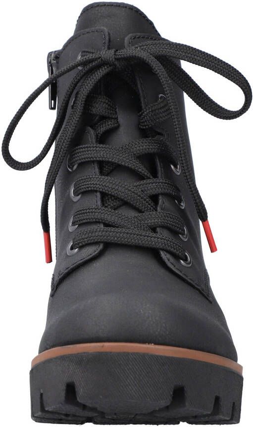 Rieker Veterlaarsjes veterschoenen outdoorankle boots met robuuste profielzool