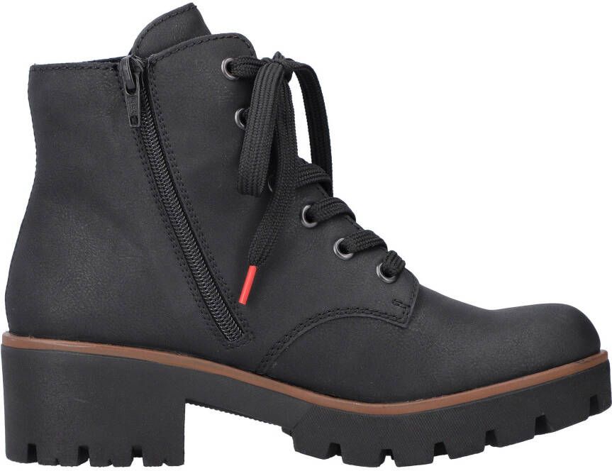 Rieker Veterlaarsjes veterschoenen outdoorankle boots met robuuste profielzool