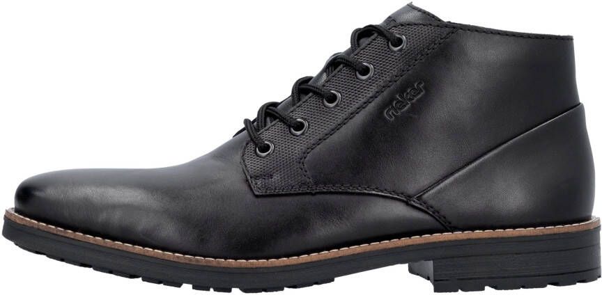 Rieker Veterlaarsjes veterschoenen business-veterschoenen enkellaars met zachte bovenlaag