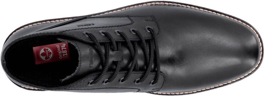 Rieker Veterlaarsjes veterschoenen business-veterschoenen enkellaars met zachte bovenlaag