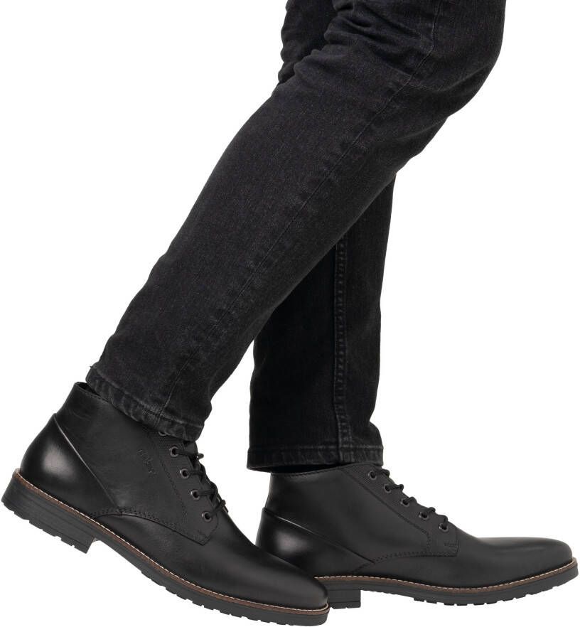 Rieker Veterlaarsjes veterschoenen business-veterschoenen enkellaars met zachte bovenlaag