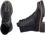 Rieker Veterlaarsjes veterschoenen blokhak binnenrits en klinknagelversiering - Thumbnail 10
