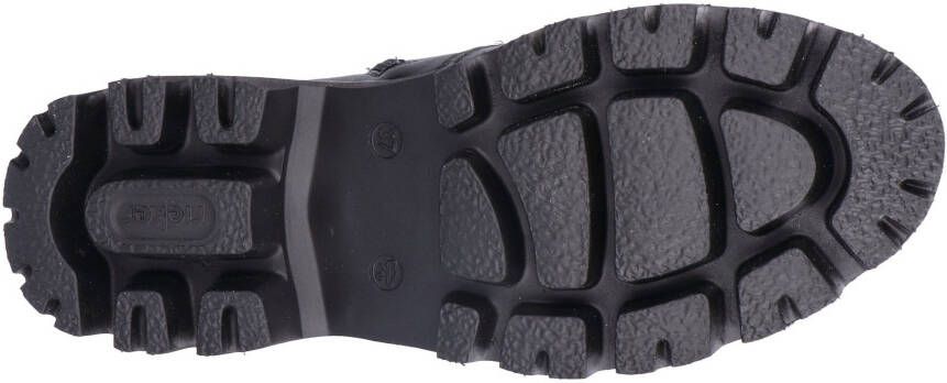 Rieker Veterlaarsjes veterschoenen plateau met extra binnenrits