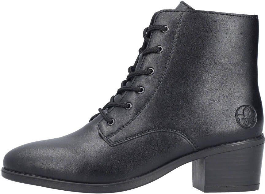Rieker DAMES Enkellaarzen 72621, Vrouwen Veterlaarsjes,laarzen,chukka boot,korte laarzen,veterschoenen,Blauw (blau / 14),38 EU / 5 UK