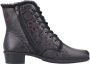 Rieker Veterlaarsjes veterschoenen trachtenenkellaars blokhak ruches-decoratie - Thumbnail 10