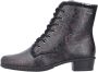 Rieker Veterlaarsjes veterschoenen trachtenenkellaars blokhak ruches-decoratie - Thumbnail 12