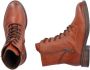 Rieker Veterlaarsjes veterschoenen blokhak met schachtprint en binnenrits - Thumbnail 7