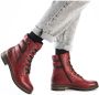Rieker Veterlaarsjes lace-up boots ankle boots block heel with inner zipper - Thumbnail 3
