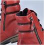 Rieker Veterlaarsjes lace-up boots ankle boots block heel with inner zipper - Thumbnail 4