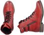 Rieker Veterlaarsjes lace-up boots ankle boots block heel with inner zipper - Thumbnail 5