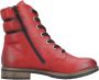 Rieker Veterlaarsjes lace-up boots ankle boots block heel with inner zipper - Thumbnail 9