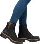 Rieker Veterlaarsjes lace-up boots block heel with practical inner zipper - Thumbnail 15