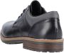 Rieker heren veterschoenen halve schoenen zakelijke schoenen leren schoenen 13200-00 zwart - Thumbnail 6
