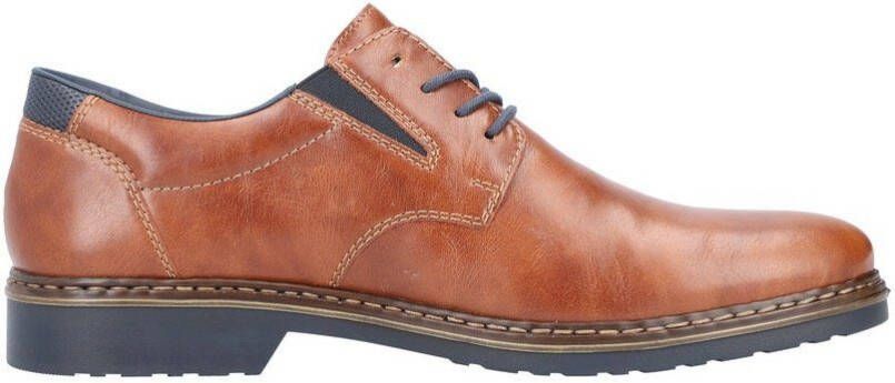 Rieker Veterschoenen met stretch-inzet vrijetijdsschoen lage schoen veterschoen