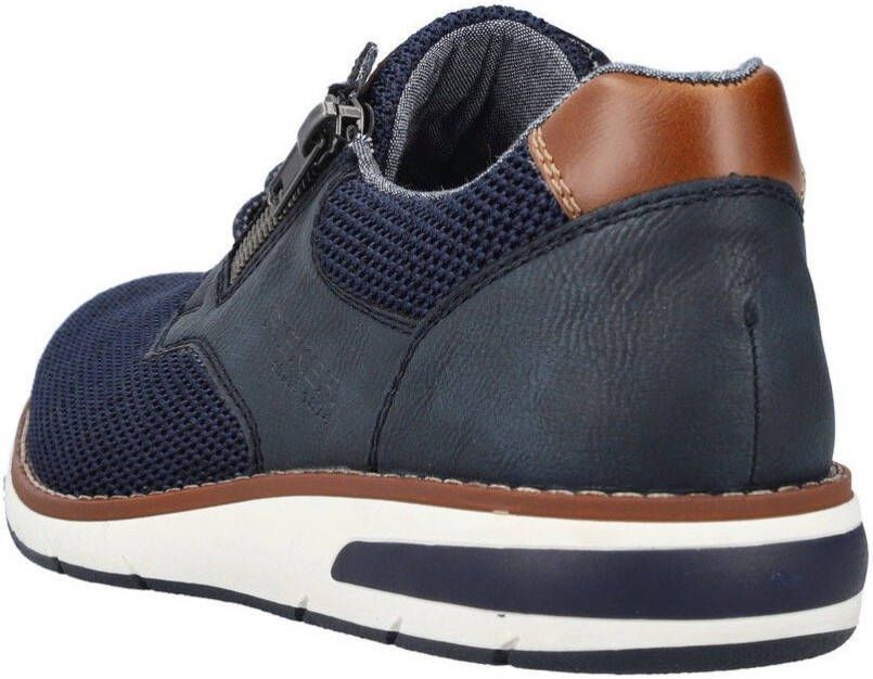 Rieker Veterschoenen met zijrits vrijetijdsschoen lage schoen veterschoen