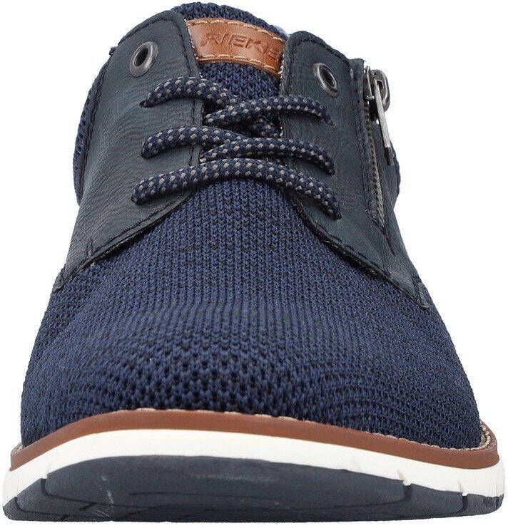 Rieker Veterschoenen met zijrits vrijetijdsschoen lage schoen veterschoen
