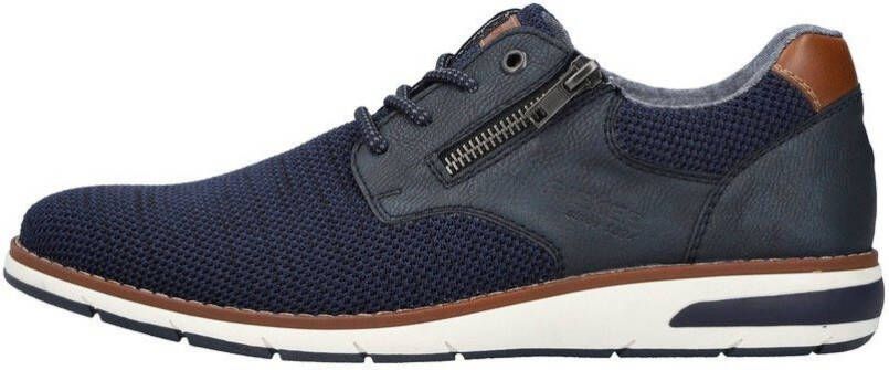 Rieker Veterschoenen met zijrits vrijetijdsschoen lage schoen veterschoen