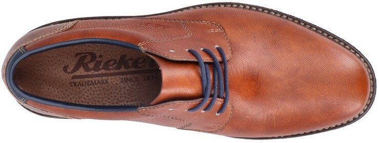 Rieker Veterschoenen met fijne perforatie aan de zijkant vrijetijdsschoen lage schoen veterschoen
