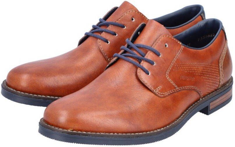Rieker Veterschoenen met fijne perforatie aan de zijkant vrijetijdsschoen lage schoen veterschoen
