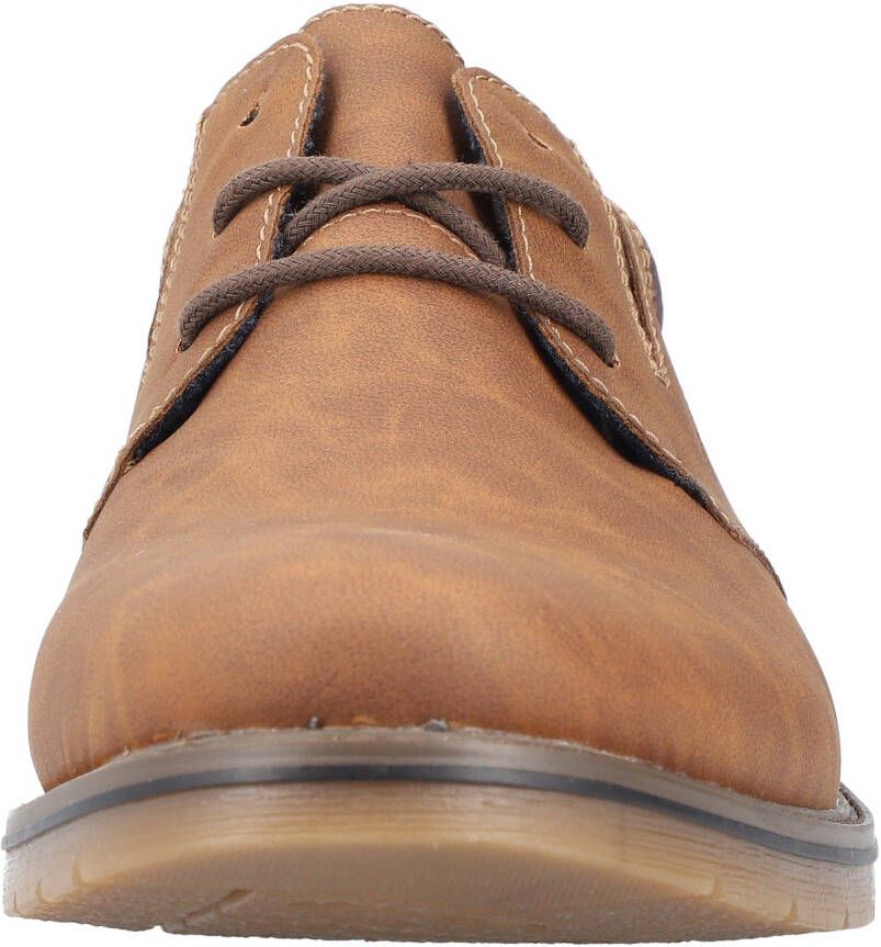 Rieker Veterschoenen met elastische band vrijetijdsschoen lage schoen veterschoen