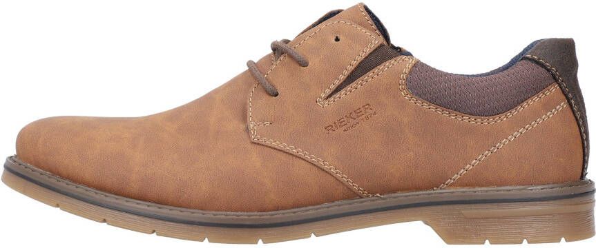 Rieker Veterschoenen met elastische band vrijetijdsschoen lage schoen veterschoen