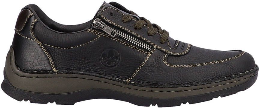 Rieker Veterschoenen met verfijnde siernaad vrijetijdsschoen lage schoen veterschoen