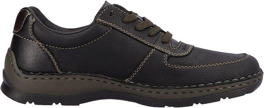 Rieker Veterschoenen met verfijnde siernaad vrijetijdsschoen lage schoen veterschoen