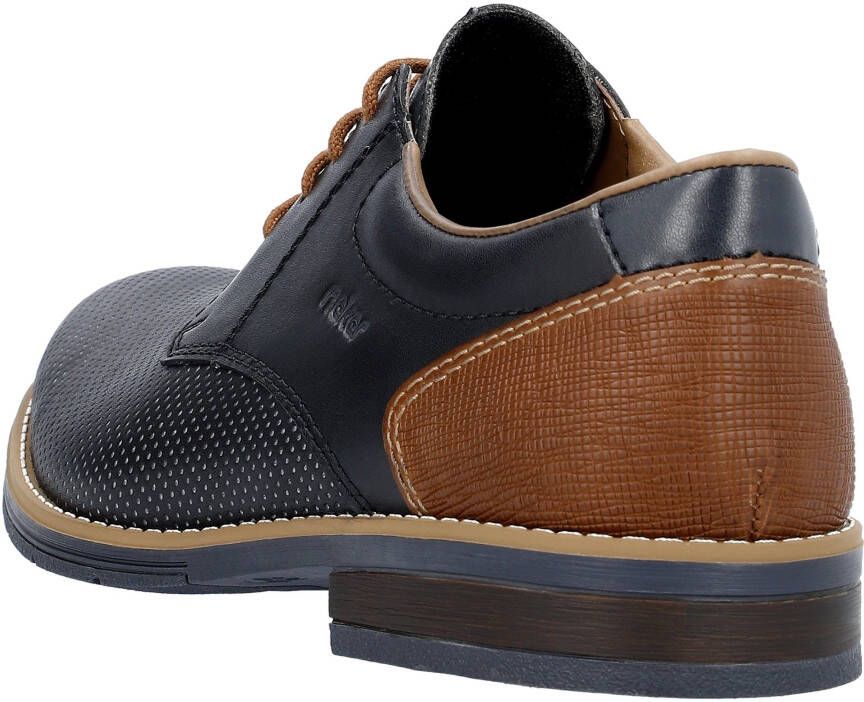Rieker Veterschoenen met gepolsterde leren binnenzool vrijetijdsschoen lage schoen veterschoen