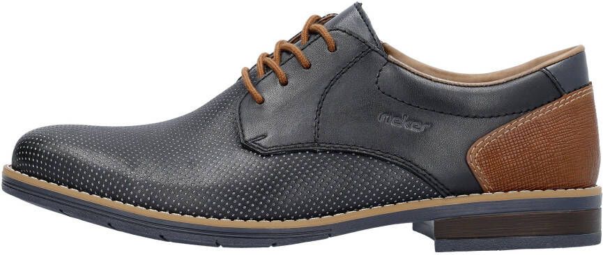 Rieker Veterschoenen met gepolsterde leren binnenzool vrijetijdsschoen lage schoen veterschoen